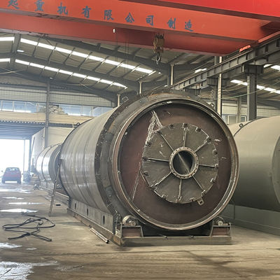 Pyrolyse continue des déchets de pneus en plastique à l'huile machine avec réacteur