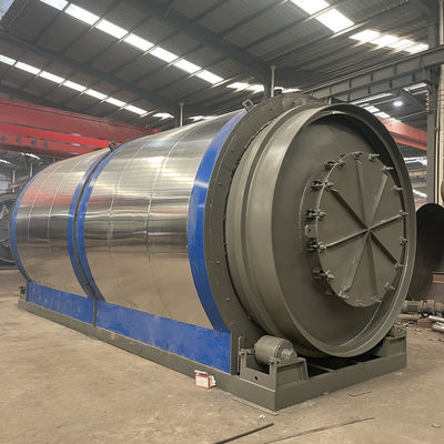 Pyrolyse continue des déchets de pneus en plastique à l'huile machine avec réacteur
