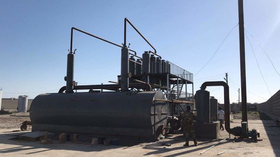 Équipement de raffinage de l'huile de déchets au diesel de diamètre 2200 mm destiné à la production d'huile de base diesel