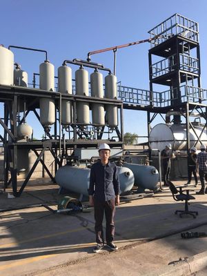 Q245R Purificateur d'huile de moteur de chaudière en acier 25 kW pour le processus de régénération