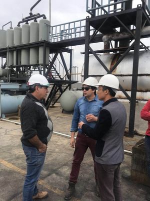 Q245R Purificateur d'huile de moteur de chaudière en acier 25 kW pour le processus de régénération
