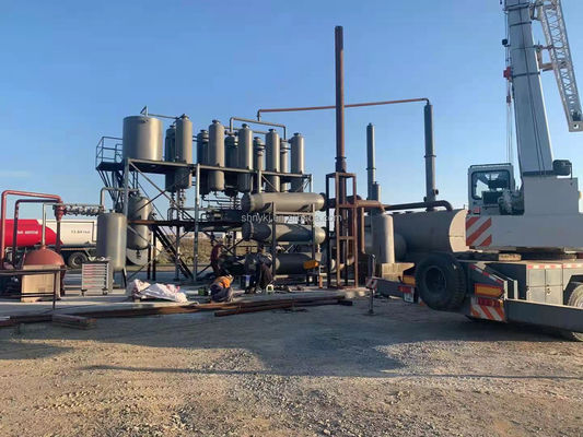 D2000*4000 mm Machine de purification d'huile de moteur d'automobile d'occasion 380v/50hz