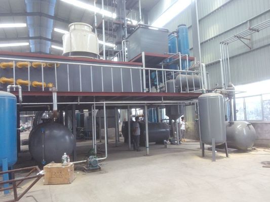 Système de raffinage de l'huile d'occasion pour le recyclage de l'huile de moteur noire