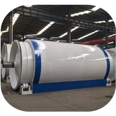 300 mètres carrés de surface nécessaires pour les déchets de pneus et de plastique pour la machine de pyrolyse de l'huile de combustible
