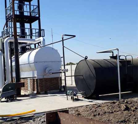 16KW Haute capacité de pétrole brut déchets d'essence utilisés huile moteur machine de raffinage d'huile moteur pour le diesel