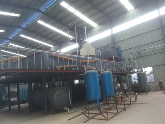 16KW Haute capacité de pétrole brut déchets d'essence utilisés huile moteur machine de raffinage d'huile moteur pour le diesel
