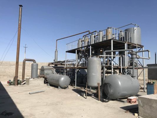 Usine de recyclage des huiles de moteur noires pour la transformation des huiles diesel