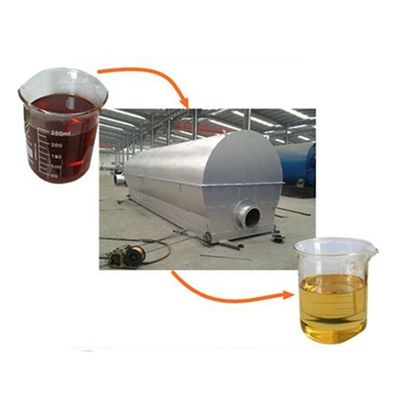 Machine de distillation des déchets d'huile de 25 kW chauffée directement pour convertir le pétrole brut en diesel