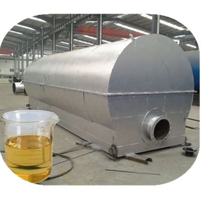 Usine de distillation d'huile par pyrolyse pour la conversion de vieux pneus et de plastique en carburant diesel