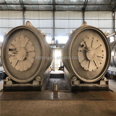 15Machine de pyrolyse de 5 kW pour transformer les déchets en huile de carburant à partir de plastique de pneus et de caoutchouc