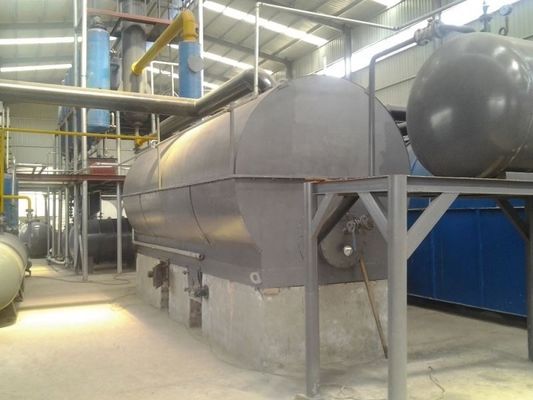 Distillation et purification continues des déchets d'huile de moteur en vue de leur réutilisation en récupération
