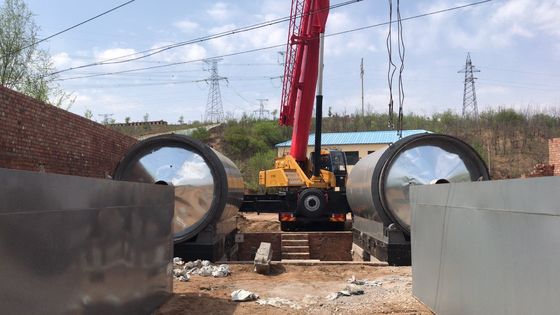 Machine de pyrolyse de recyclage des déchets de 15,5 kW de grande capacité pour l'extraction d'énergie de pétrole
