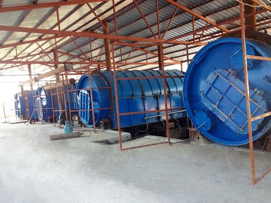 Machine de pyrolyse de recyclage des déchets de 15,5 kW de grande capacité pour l'extraction d'énergie de pétrole