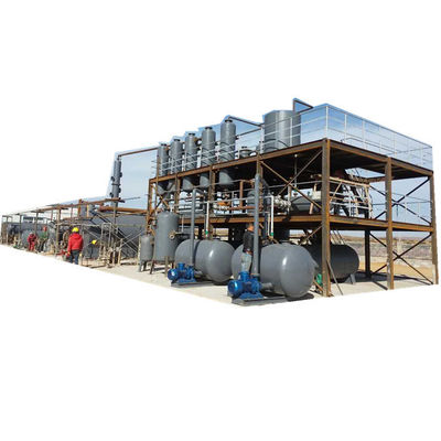 Une usine de raffinage de pétrole brut entièrement automatique d'une capacité de 30 tonnes et d'une tension de 380v/50hz