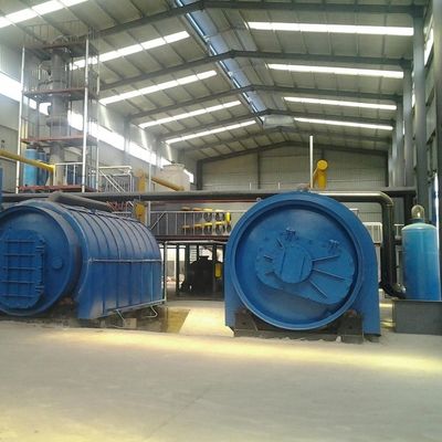 Machine de pyrolyse de recyclage des déchets de 15,5 kW de grande capacité pour l'extraction d'énergie de pétrole