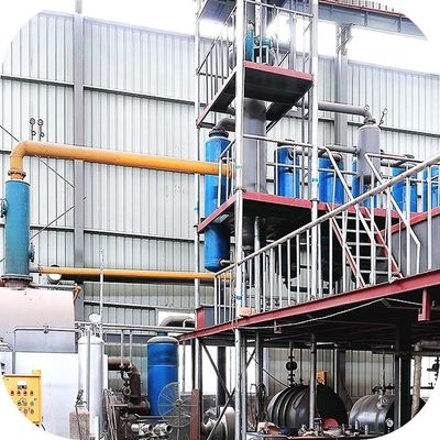 30 kg usine de distillation de recyclage d'huile de moteur utilisée à haut débit avec système à vide