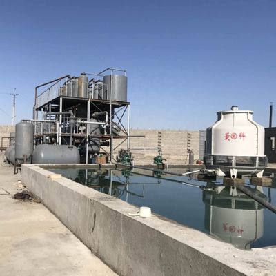 Machine de distillation continue de pétrole brut à 16 kW entièrement automatique pour la production de diesel