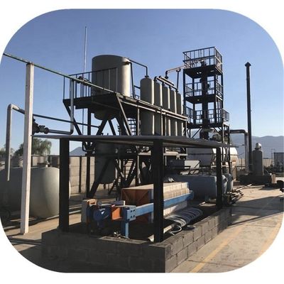 Usine de distillation d'huile par pyrolyse pour la conversion de vieux pneus et de plastique en carburant diesel