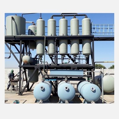 Raffinage d'huile de moteur à haute capacité de 16 kW pour machine diesel 2.2*5.5m Dimensions
