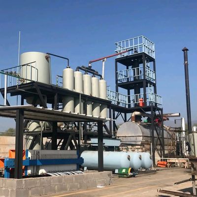 Machine de raffinage du pétrole brut continu à l'énergie diesel avec Q245R chaudière en acier