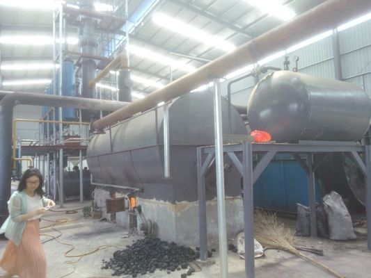 Une usine de distillation d'huile de moteur de 16 kW pour le recyclage et la purification continus