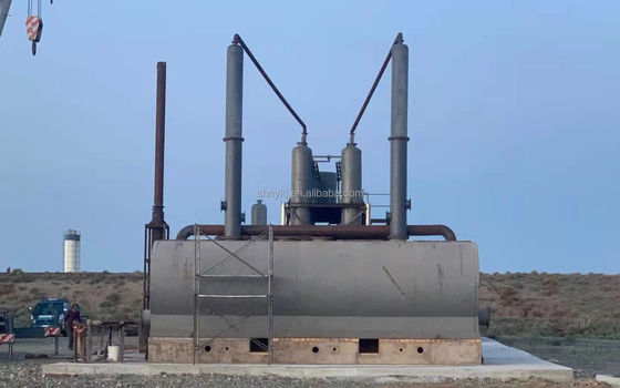 Q245 Raffinerie de pétrole d'acier utilisé Machine de distillation pour la production d'huile de base de carburant diesel