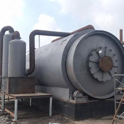 15.5kw type rotatif recycler transformer les déchets de pneus et de plastique en carburant