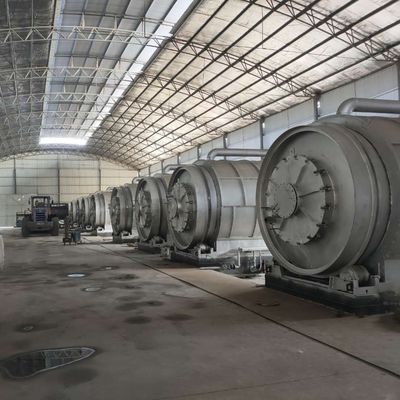 15.5kw type rotatif recycler transformer les déchets de pneus et de plastique en carburant