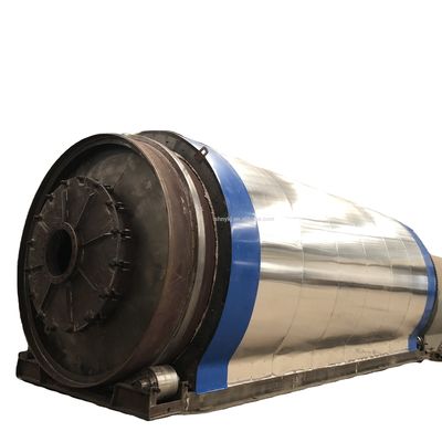 15.5kw type rotatif recycler transformer les déchets de pneus et de plastique en carburant