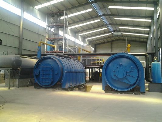 Machine de pyrolyse pour les déchets de pneus et de plastique pour l'industrie minière de l'énergie