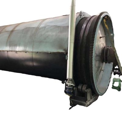 380V machine de recyclage de pneus en plastique usagé pour l'huile de combustible noir de carbone chauffage direct