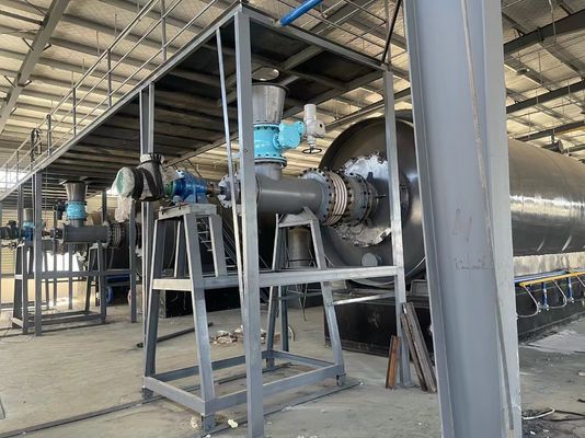 Réacteur de recyclage de pneus de 10 t/jour pour équipement de pyrolyse d'huile de combustible Application polyvalente