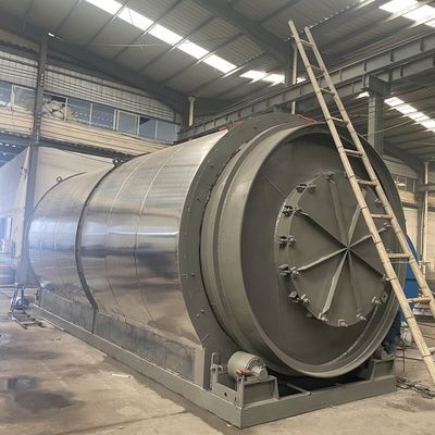 Machine de pyrolyse des boues d'huile plastique avec certificat COC en Algérie