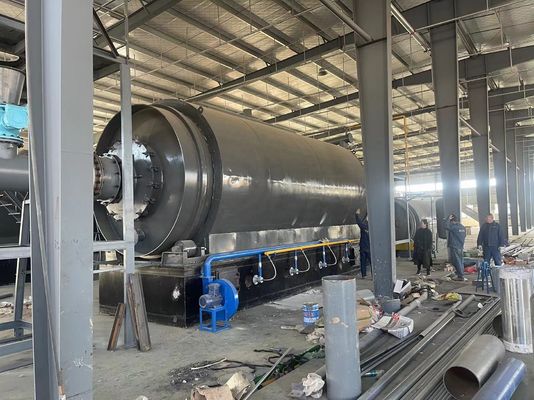 Machine de pyrolyse des boues d'huile plastique avec certificat COC en Algérie