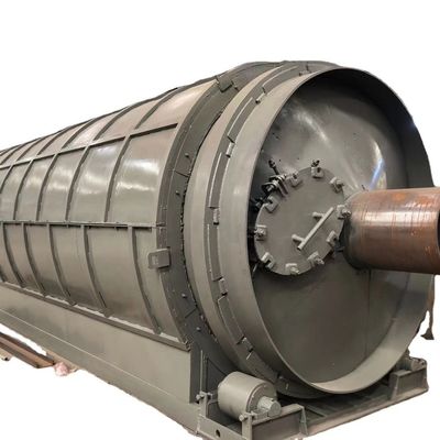 Système de refroidissement à l'eau Machine de recyclage de pneus à huile de pyrolyse à haut rendement d'huile