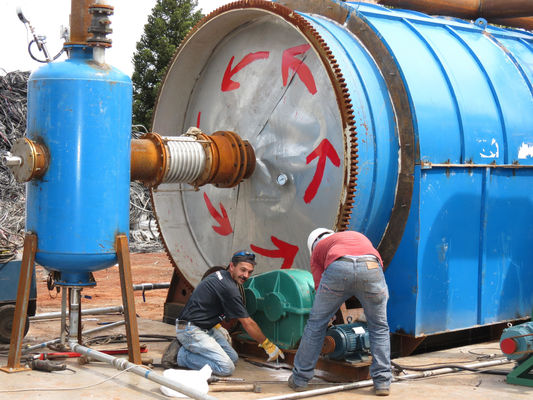 Matériau brut caoutchouc 2022 machine de craquage thermique raffinage de déchets de pneus à l'équipement pétrolier