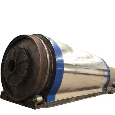 15 TPD Machine de pyrolyse de l'huile de pneu usée pour la ligne de production de recyclage du caoutchouc en 2022