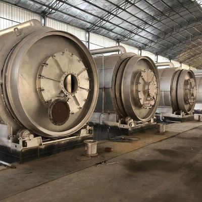 300 m2 Surface requise 15 TPD Déchets de pneus machine de pyrolyse d'huile pour le recyclage de l'huile