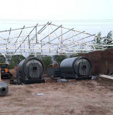 Installation de pyrolyse de déchets de pneus de haute technologie pour la gestion des déchets
