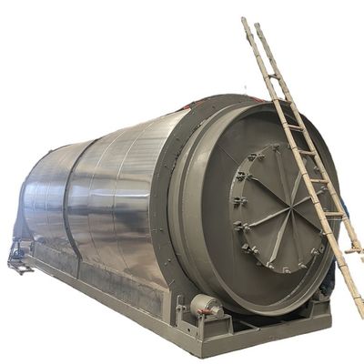 10 tonnes d'usine de pyrolyse pour la ligne de production de plastique/pneumatique au diesel