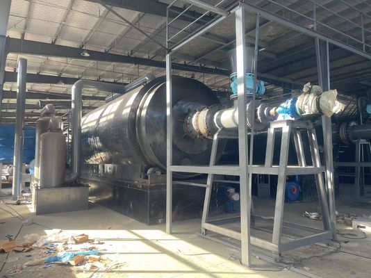 10 tonnes d'usine de pyrolyse pour la ligne de production de plastique/pneumatique au diesel